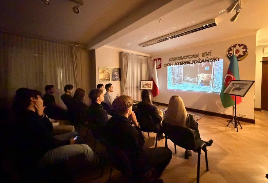Varşavada “Nabat” filmi nümayiş olunub