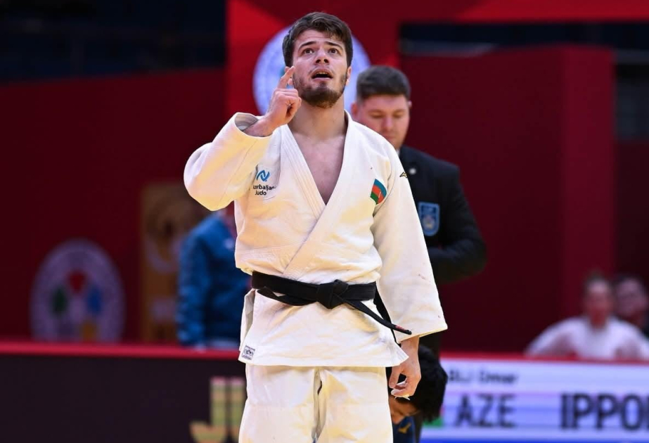 "Böyük Dəbilqə": Azərbaycanın daha bir cüdoçusu qızıl medal qazanıb