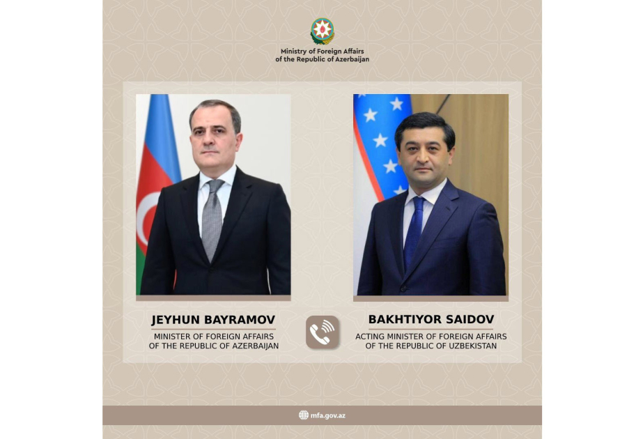 Azerbaijan's Foreign Ministry: Jeyhun Bayramov and Bakhtiyor Saidov discuss regional tensions