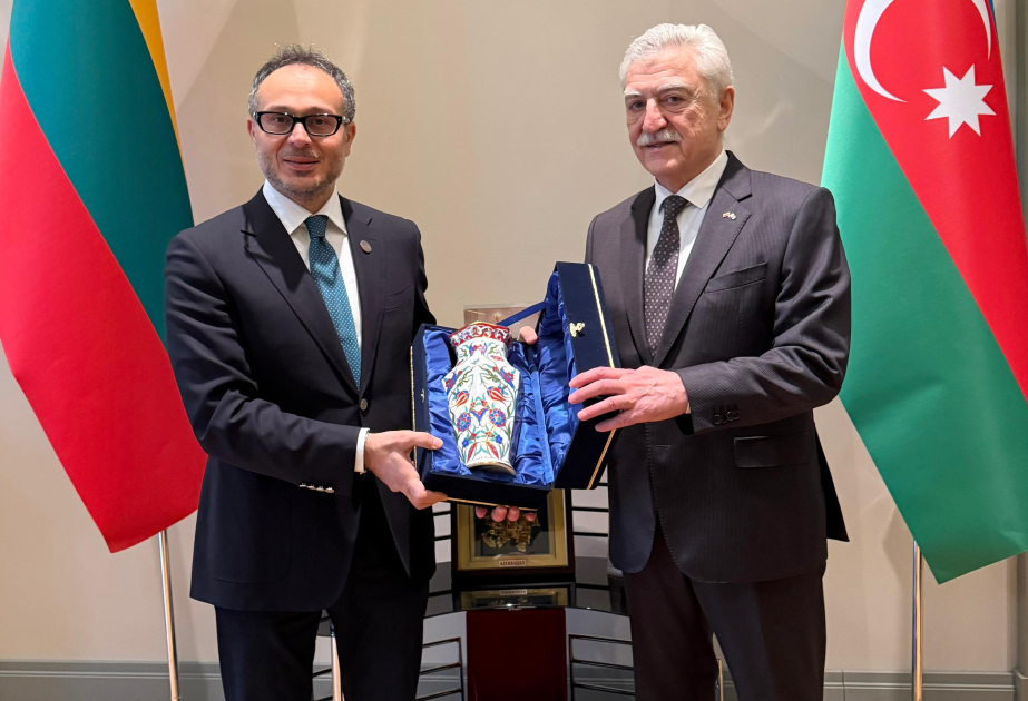 TURKPA Secretary General meets with Ambassadors of Azerbaijan and Türkiye in Vilnius