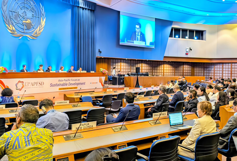 Azerbaiyán estuvo representado en el 13.º Foro Regional de la UNESCAP