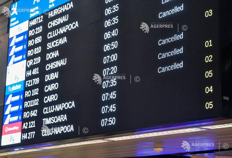 35 flights from Romania cancelled amid Middle East events