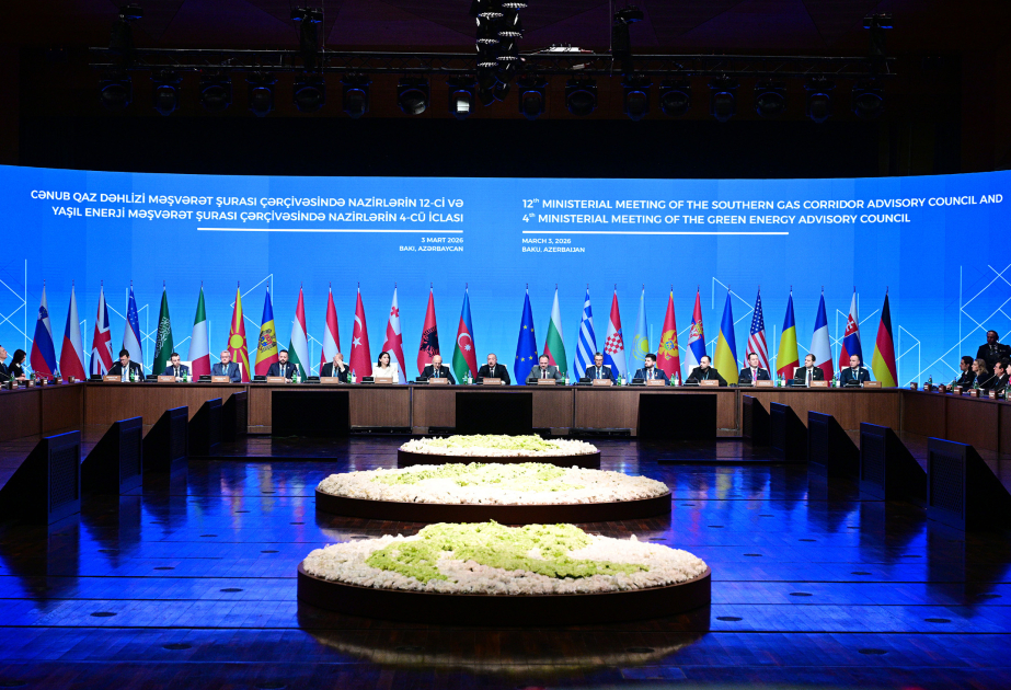 В Баку состоялись 12-е заседание министров в рамках Консультативного совета по Южному газовому коридору и 4-е заседание министров в рамках Консультативного совета по зеленой энергетике  ОБНОВЛЕНО-3  ВИДЕО