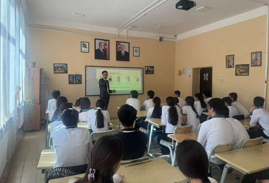 Şagirdlər əməyin mühafizəsi və təhlükəsizlik qaydaları barədə məlumatlandırılıb