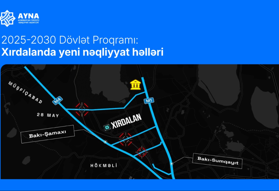 Xırdalanda nəqliyyatın hərəkətinin tənzimlənməsi üçün bir neçə layihə icra olunacaq VİDEO