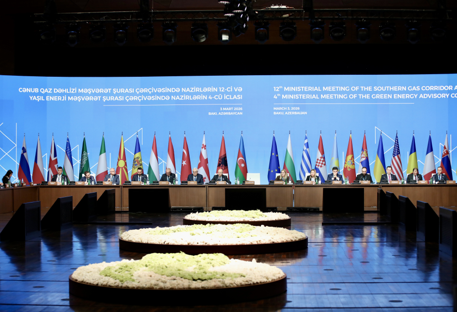 Southern Gas Corridor Advisory Council 12th Ministerial Meeting and Green Energy Advisory Council 4th Ministerial Meeting continued with plenary sessions