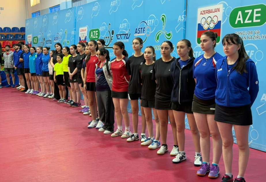 Stolüstü tennis üzrə ölkə çempionatı start götürüb