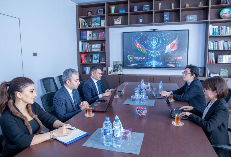 Yaponiyalı mütəxəssislərlə kritik informasiya infrastrukturunun mühafizəsi barədə təcrübə mübadiləsi aparılıb