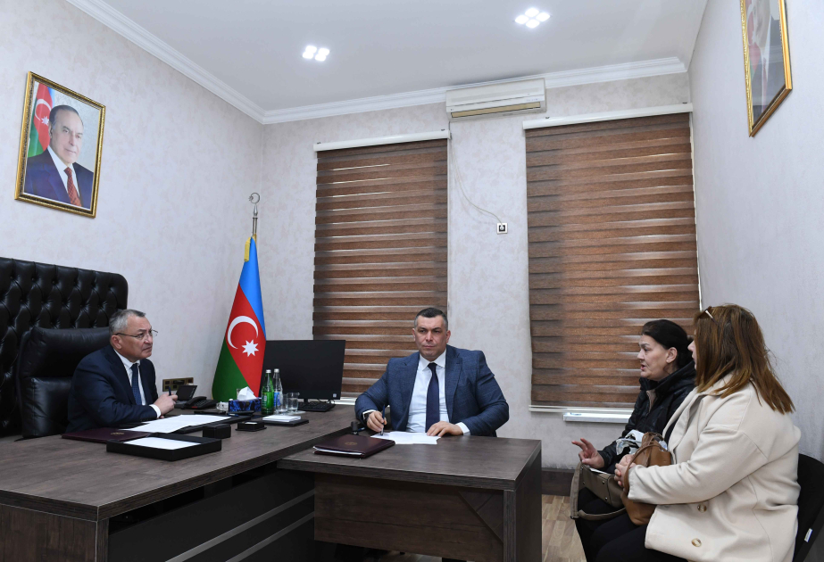 Dövlət Komitəsində keçmiş məcburi köçkünlərin müraciətləri dinlənilib