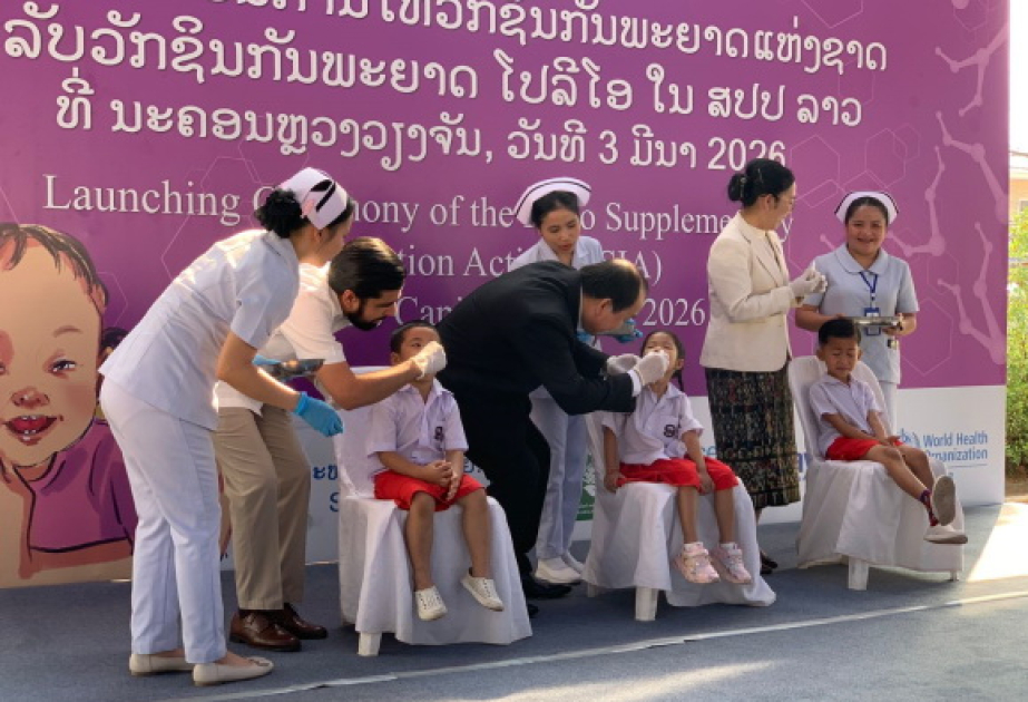 Laos launches nationwide polio vaccination campaign