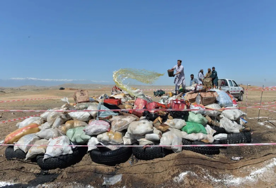 Over 2.5 tons of illegal drugs seized in southern Afghanistan