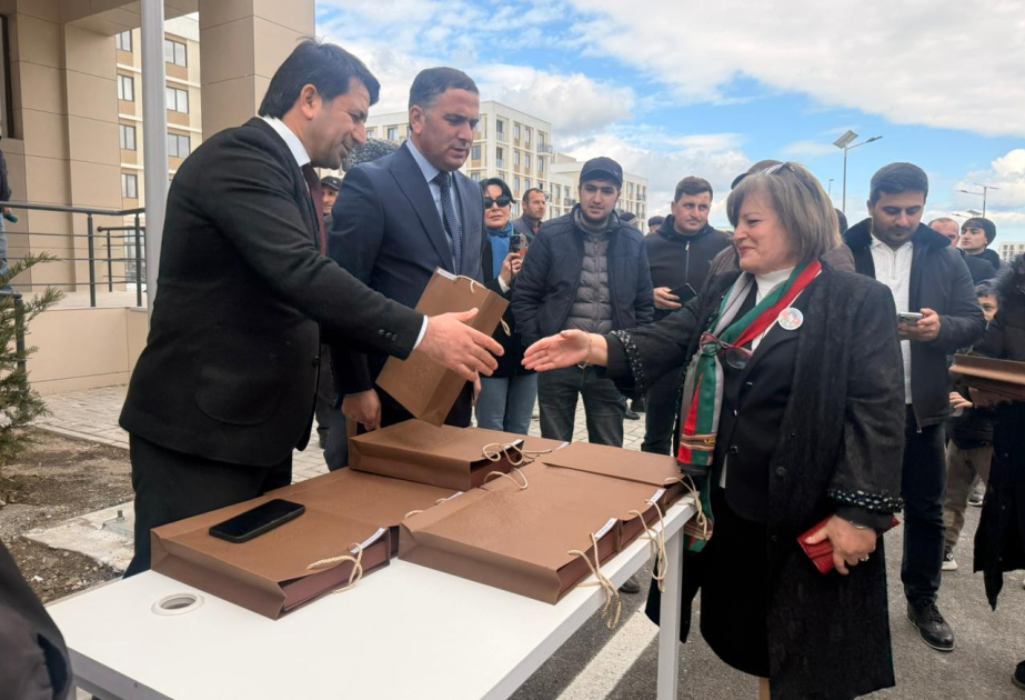 Great Return: 346 individuals relocated to Aghdam city receive keys to new homes