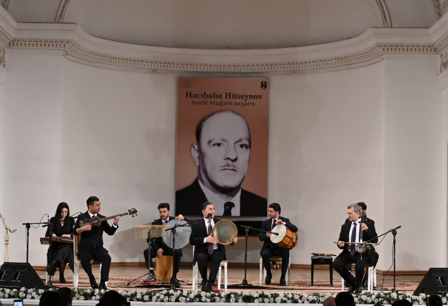 Hacıbaba Hüseynovun zəngin muğam irsinə həsr olunan musiqi axşamı