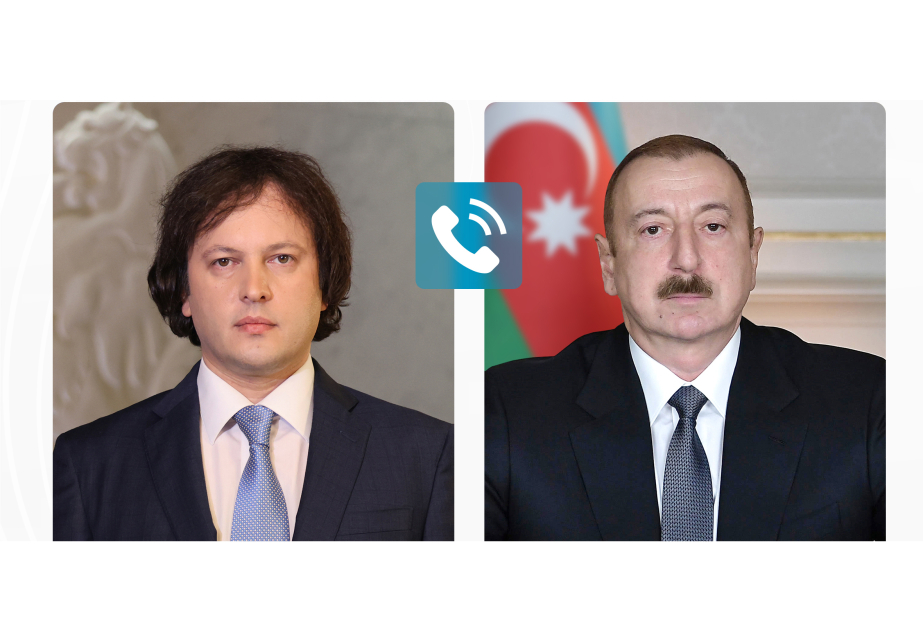 Se mantuvo una conversación telefónica entre el Presidente de Azerbaiyán y el Primer Ministro de Georgia