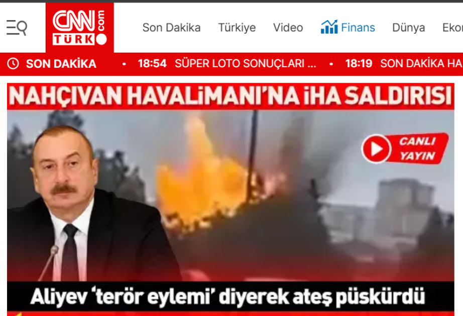 Türkiyə mediası Prezident İlham Əliyevin Təhlükəsizlik Şurasının iclasındakı çıxışını geniş işıqlandırıb