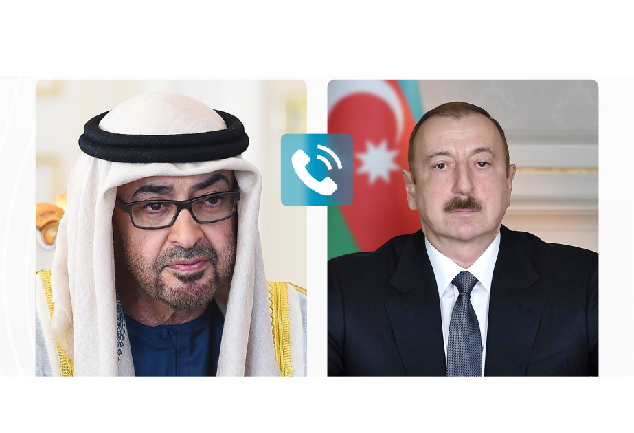 رئيس الإمارات يعلن تضامنه مع أذربيجان في اتصال هاتفي مع الرئيس إلهام علييف