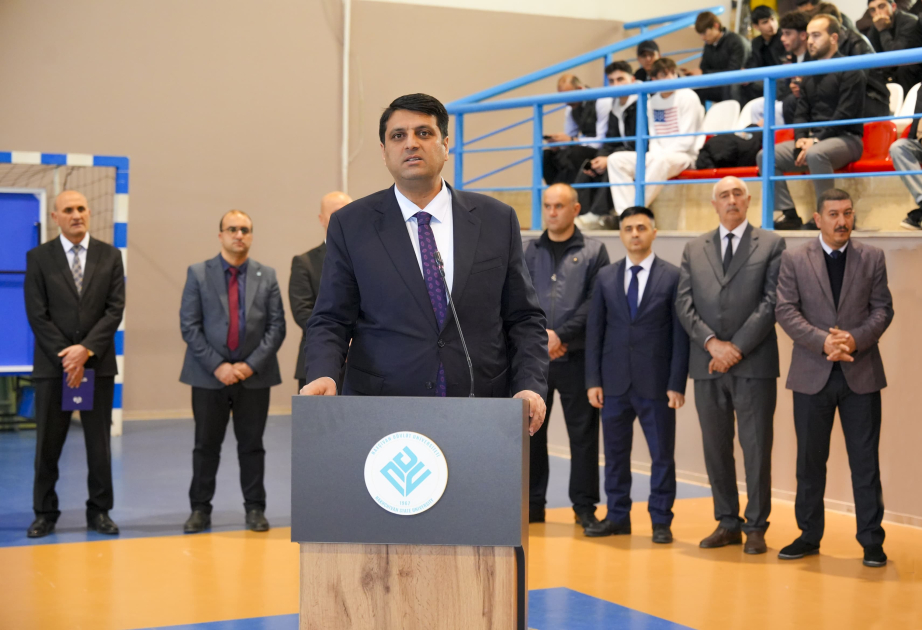 Rektor: İdman gənclərin sağlam həyat tərzinin formalaşmasında və mənəvi-psixoloji inkişafında mühüm rol oynayır