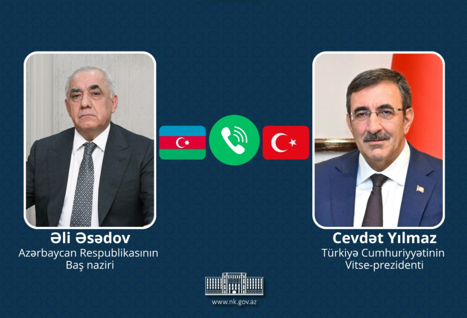 Azerbaijan's Prime Minister and Türkiye's Vice President hold phone conversation