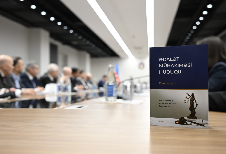 "Ədalət mühakiməsi hüququ" adlı dərs vəsaiti təqdim edilib VİDEO