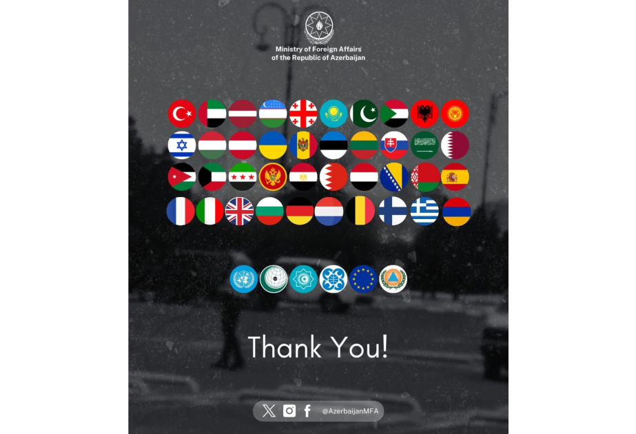 Azerbaiyán agradece el apoyo internacional tras los ataques con drones de Irán