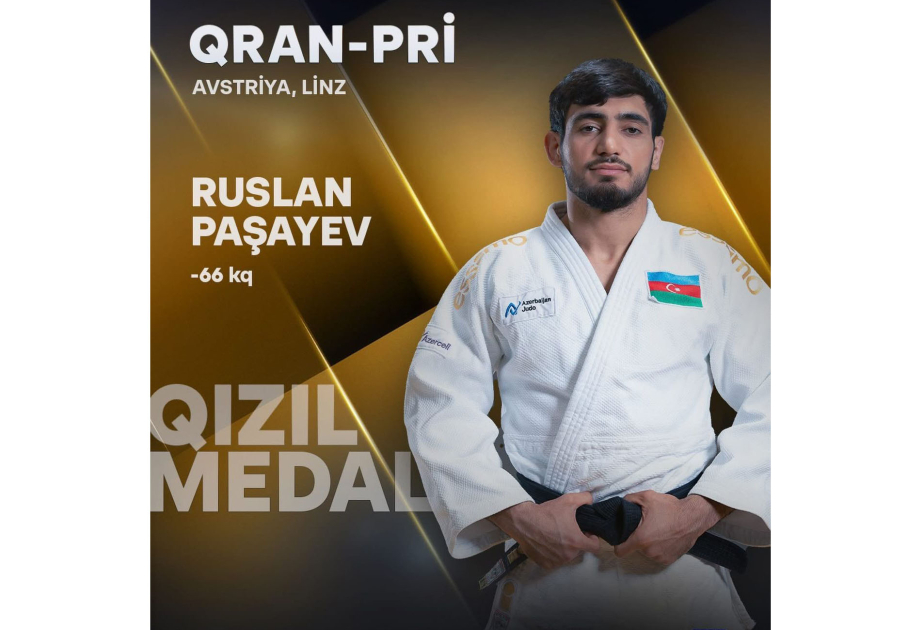 Azərbaycan cüdoçusu Qran-Pridə qızıl medal qazanıb