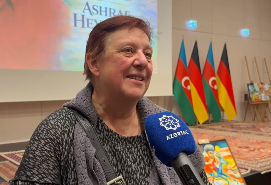 Andrea Şröter: Azərbaycan incəsənətindəki bənzərsizlik və saflıq məni heyran edir VİDEO