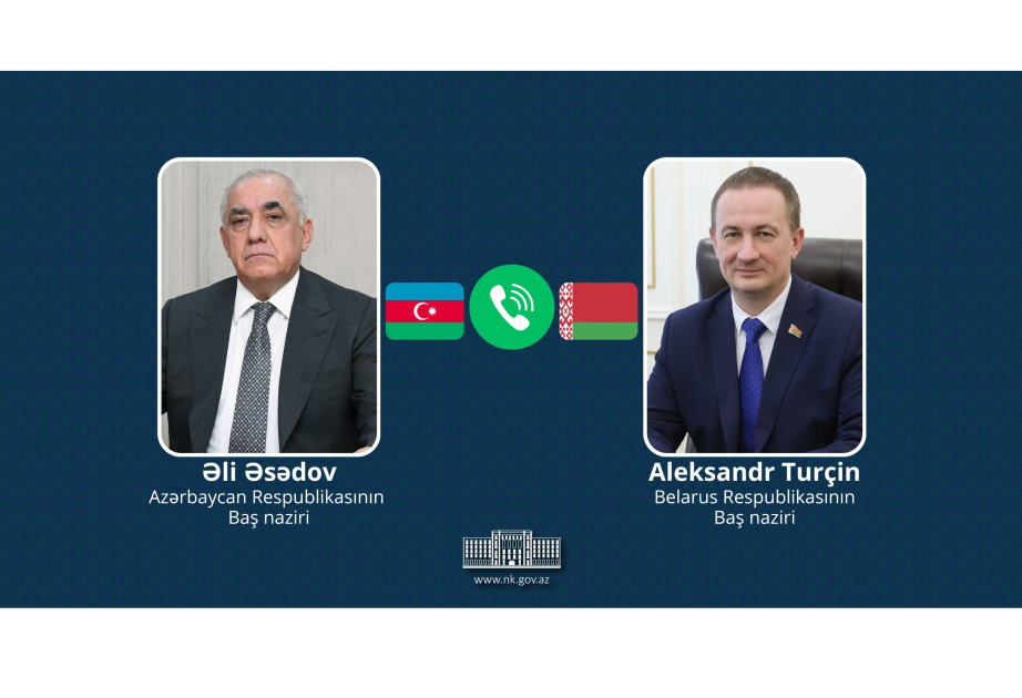 Conversación telefónica entre los Primeros Ministros de Azerbaiyán y Belarús