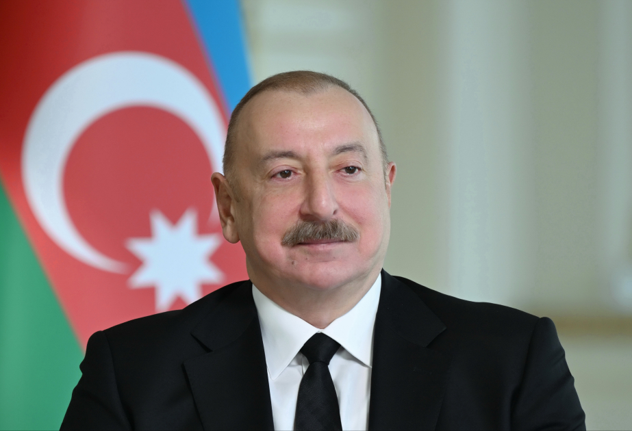 Präsident Ilham Aliyev bedankt sich beim slowakischen Präsidenten für seine prinzipielle Haltung und Solidarität