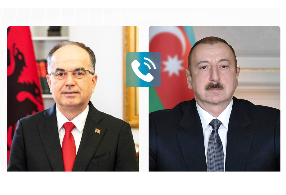 Albaniens Präsident Bajram Begaj telefoniert mit Präsident Ilham Aliyev