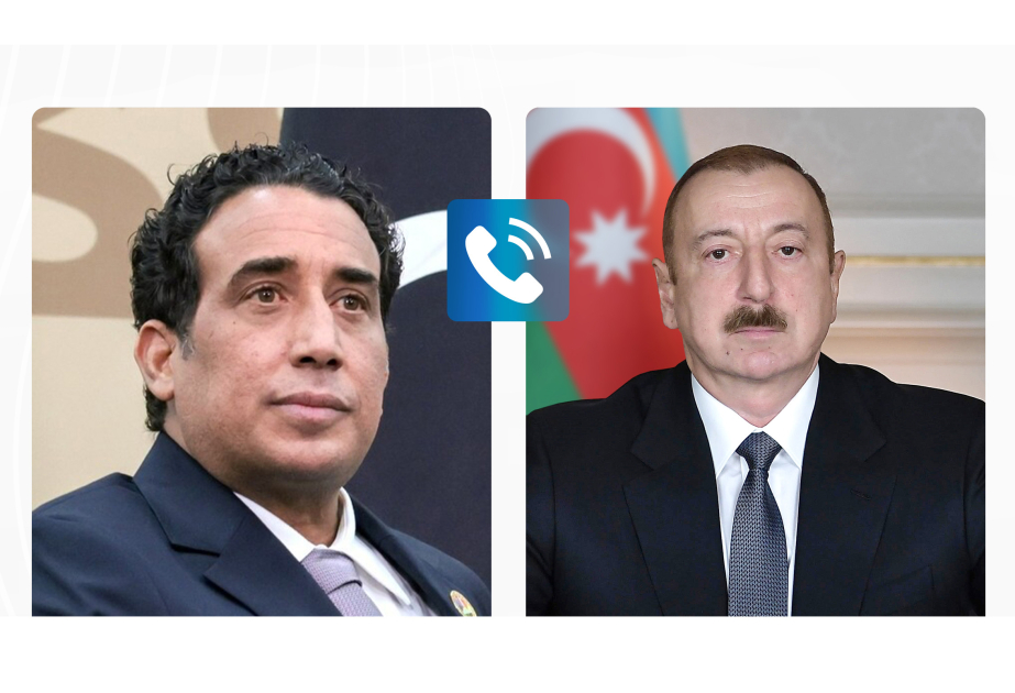 El Presidente del Consejo Presidencial de Libia llamó al Presidente de Azerbaiyán