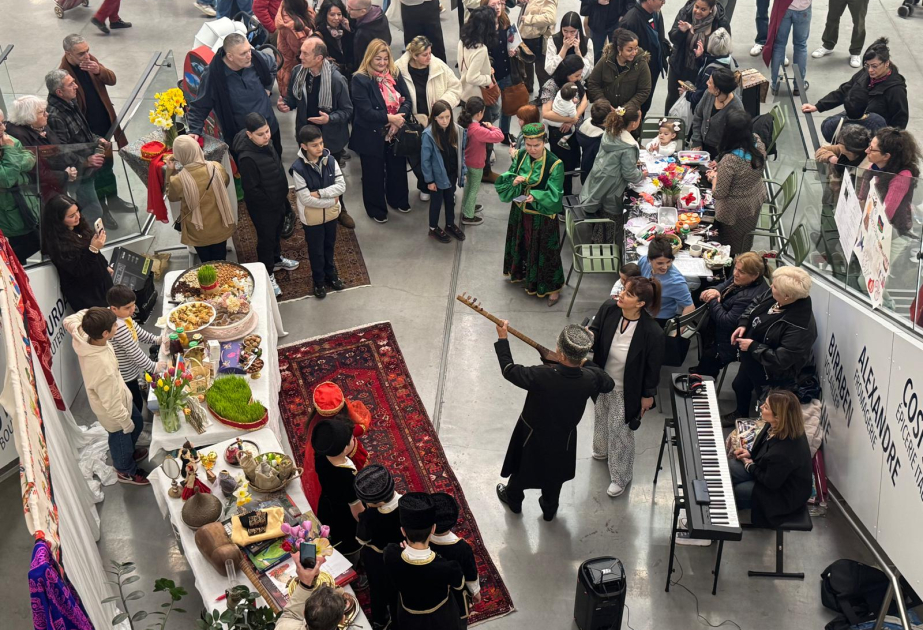 Po şəhərində keçirilən Novruz şənliyində Azərbaycanın milli adət-ənənələri təqdim olunub