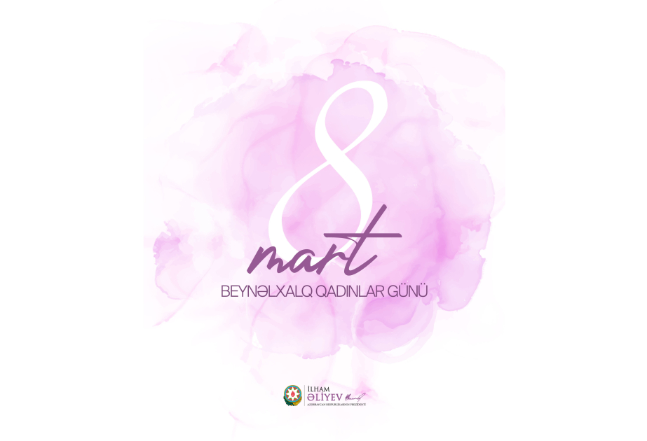 Le président Ilham Aliyev partage une publication liée à la Journée internationale des femmes