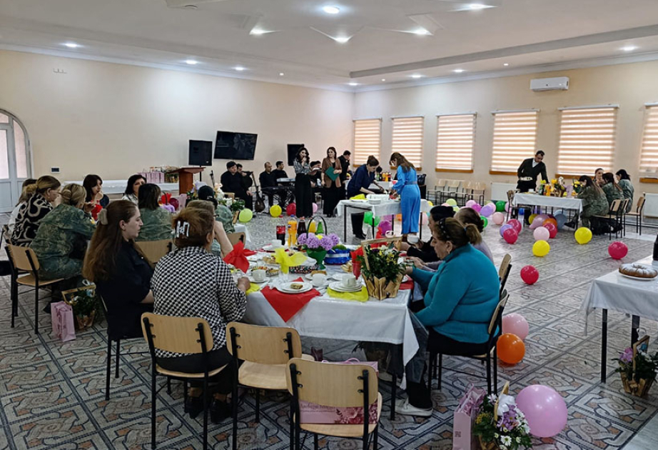Azerbaijan Army holds events on International Women's Day
