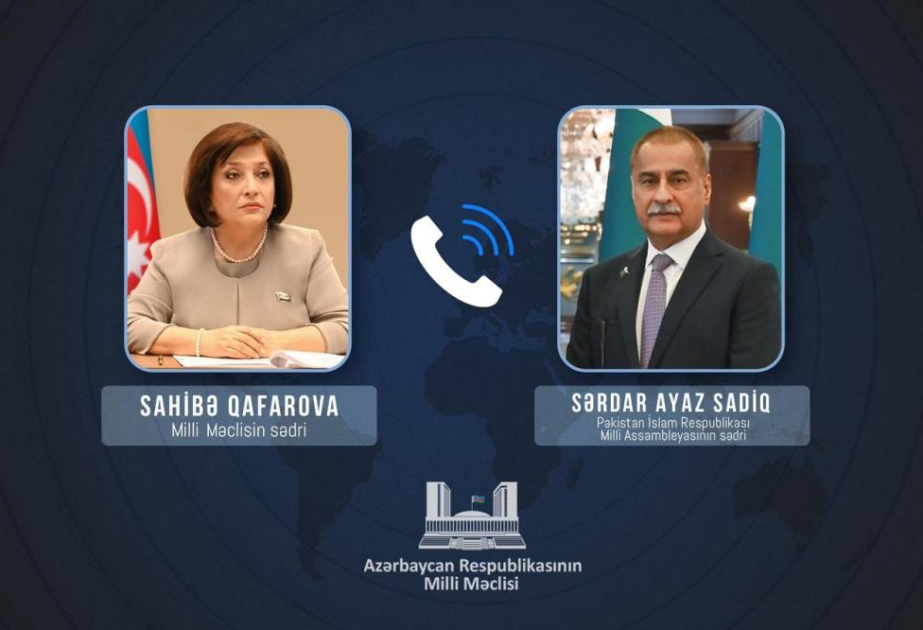 Azərbaycanın və Pakistanın parlament sədrləri arasında telefon danışığı olub