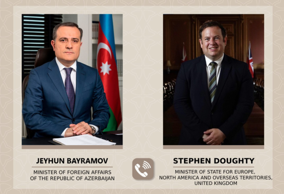 Ceyhun Bayramovun Birləşmiş Krallığın dövlət naziri ilə telefon danışığı olub