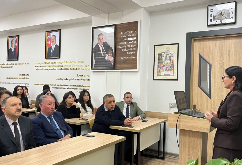 Mədəni irs nümunələrinin mühafizəsində kitabxanaların rolu - elmi seminar