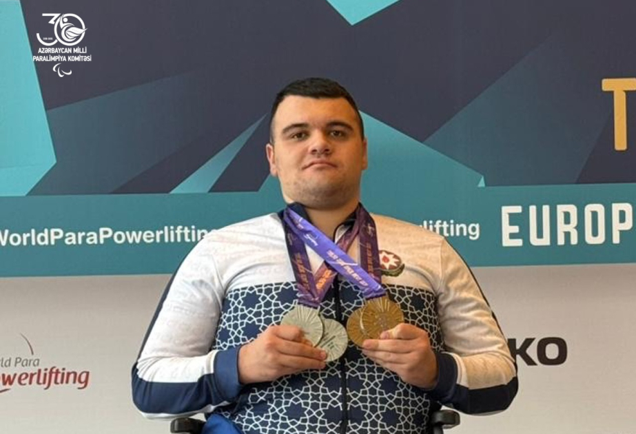 Азербайджанский парапауэрлифтер завоевал еще две медали на Открытом чемпионате Европы