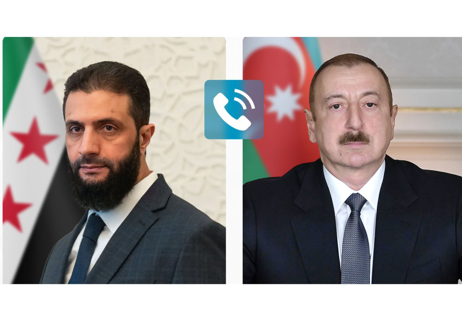 El Presidente Interino de Siria llama al Presidente de Azerbaiyán