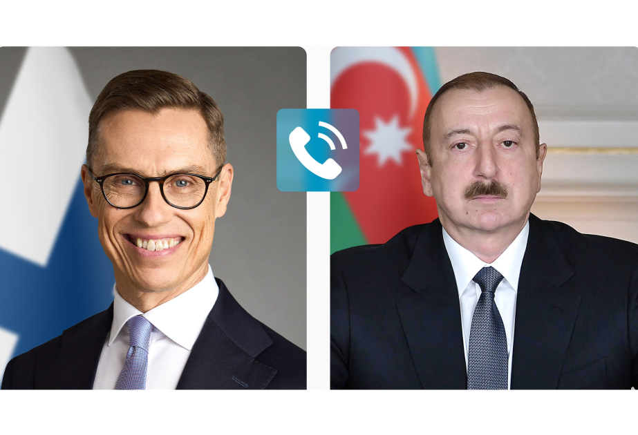 رئيس فنلندا يجري اتصالا هاتفيا بالرئيس إلهام علييف