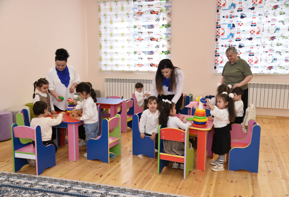 328 nömrəli körpələr evi-uşaq bağçası əsaslı təmirdən sonra istifadəyə verilib