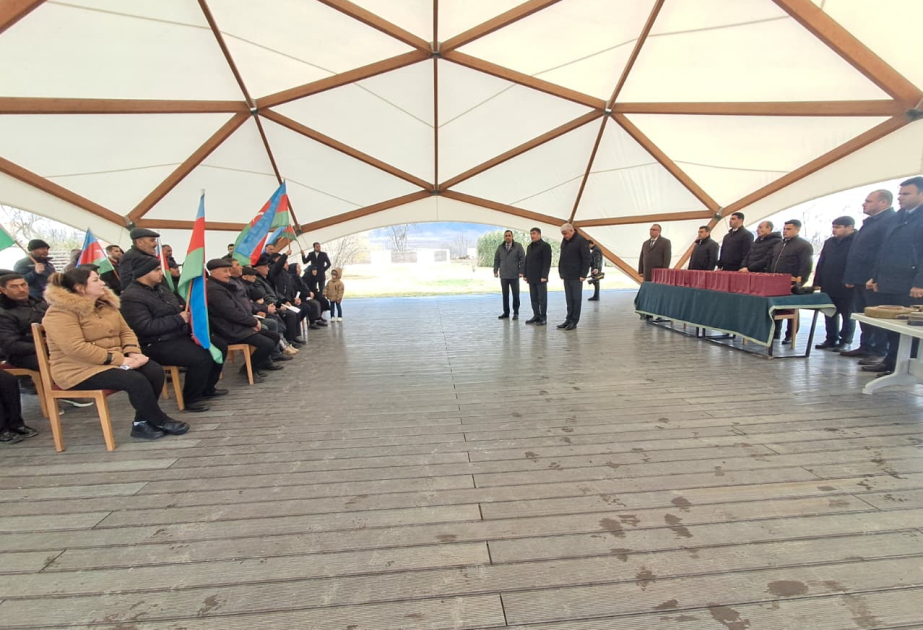 Azerbaijan relocates another group of residents to Khanabad village in Khojaly district