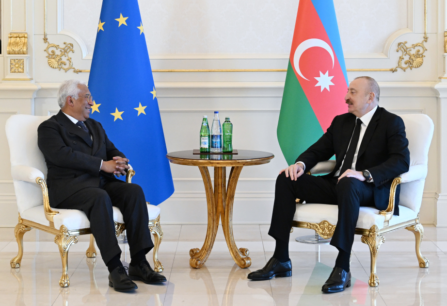 President Ilham Aliyev held one-on-one meeting with President of European Council VIDEO