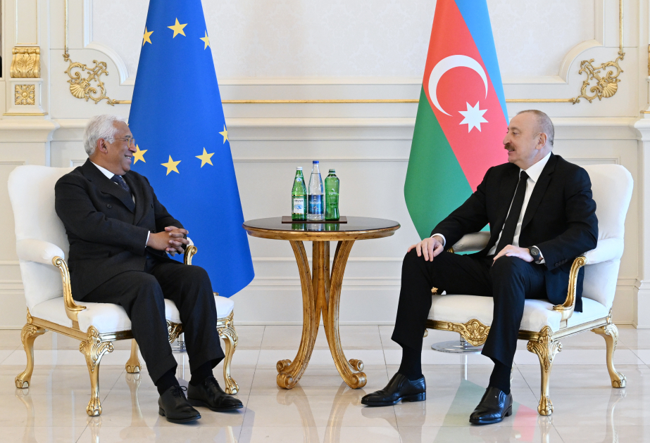 Comienza la reunión a solas entre el Presidente Ilham Aliyev y el Presidente del Consejo Europeo