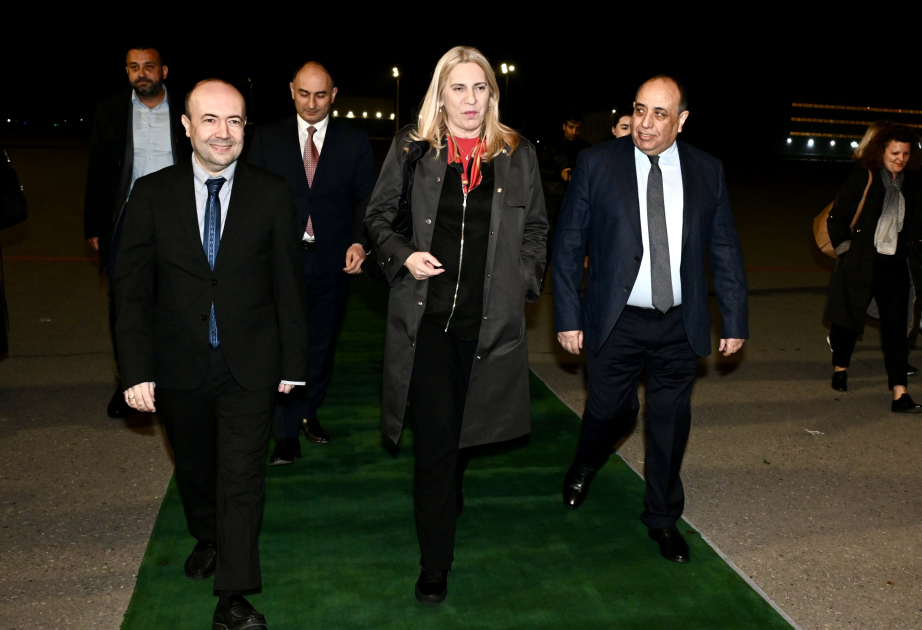 Željka Cvijanović llegó de visita a Azerbaiyán