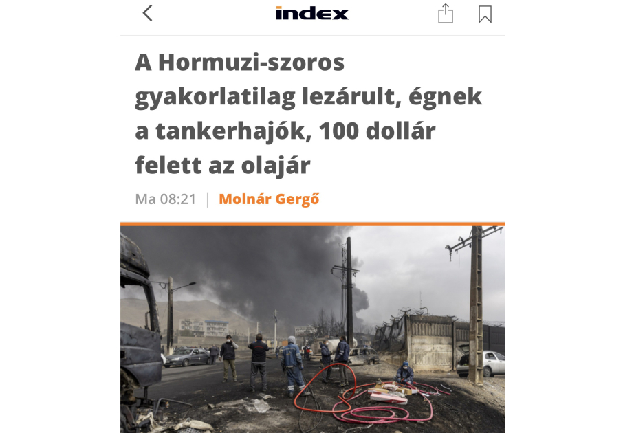 Media: Yaxın Şərqdə gərginlik fonunda neftin qiyməti 100 dolları ötüb