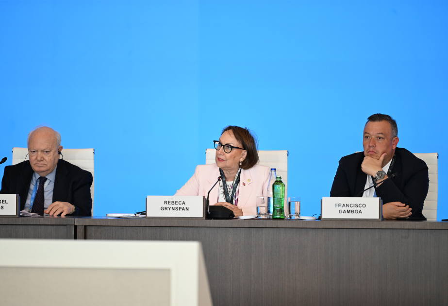 Rebeca Grynspan: “El Foro Global de Bakú se enfoca en prevenir las divisiones en el mundo”