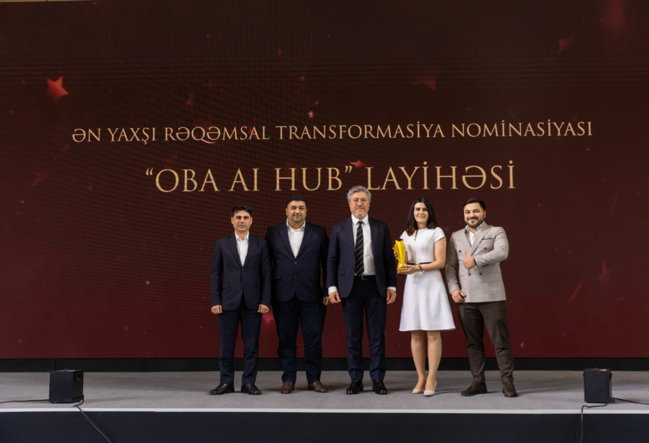 ®  “OBA” marketlər şəbəkəsi “Veysəloğlu” Şirkətlər Qrupunda 2025-ci ilin şirkəti seçilib