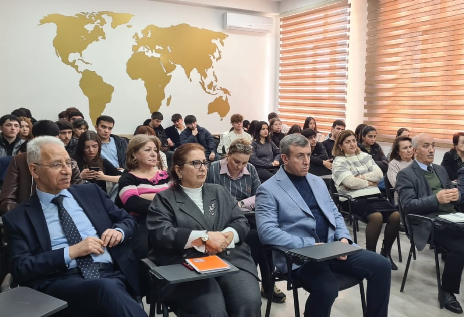 Qlobal iqlim dəyişmələrinin su ehtiyatlarına təsiri - BDU-da ustad dərsi