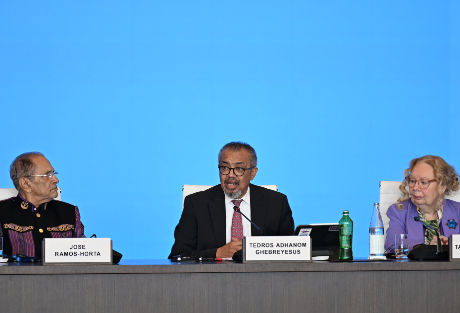WHO-Chef dankt Präsident Ilham Aliyev und Internationalem Nizami-Ganjavi-Zentrum
