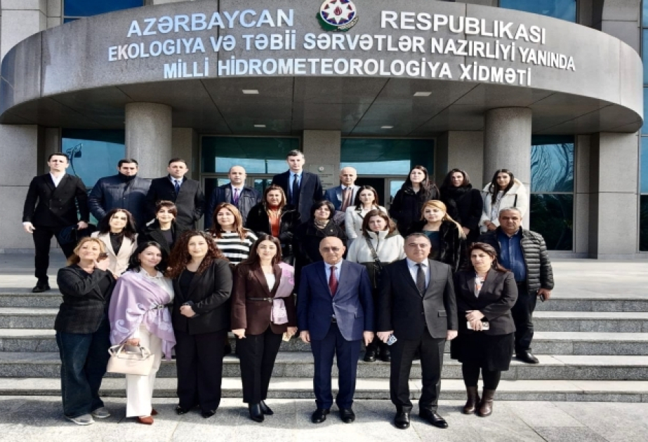 Milli Hidrometeorologiya Xidmətinə infotur təşkil edilib